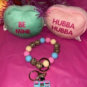 Teacher wristlet keychain